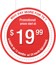 Dish Satellite TV $19.99 Month